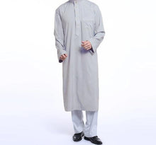 Load image into Gallery viewer, Men&#39;s Muslim Long Sleeve Kaftan