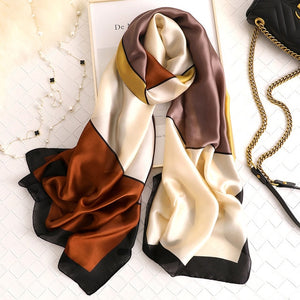 Printed Silk Hijab Scarves