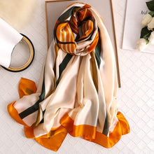 Load image into Gallery viewer, Printed Silk Hijab Scarves