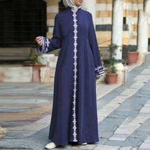Load image into Gallery viewer, Women&#39;s Lace-down Abaya