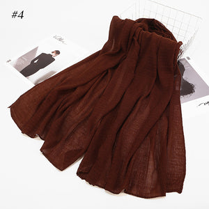 Crinkle Jersey Hijab Scarf
