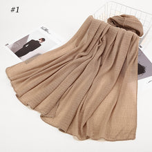 Load image into Gallery viewer, Crinkle Jersey Hijab Scarf