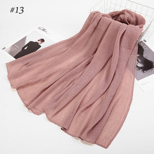 Crinkle Jersey Hijab Scarf