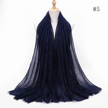 Load image into Gallery viewer, Shiny Crystal Muslim Hijab Scarf