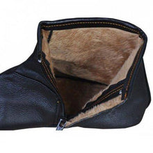 Load image into Gallery viewer, Men&#39;s Islamic Zippered Sheepskin Leather Socks