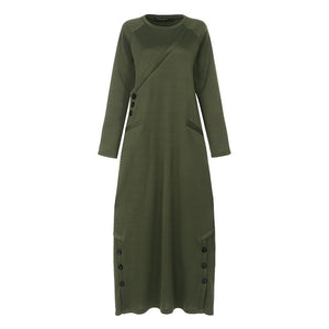 Long Sleeve Sweatshirt Dress