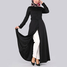 Load image into Gallery viewer, Belted Button-down Abaya