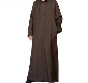 Men's Muslim Hooded Thobe