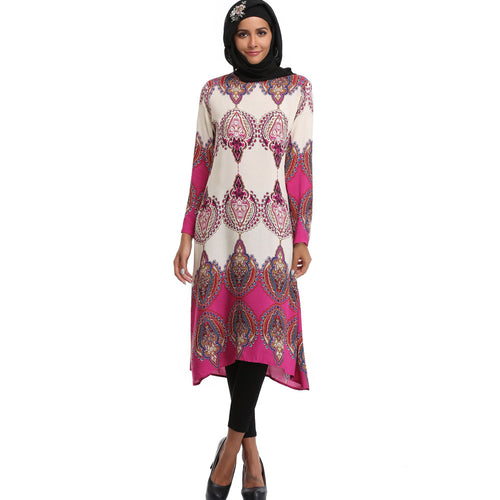 Women's Long Sleeve Batik Top
