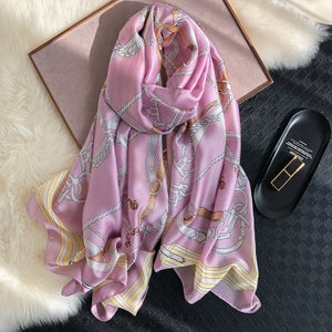 Printed Silk Hijab Scarves