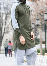 Load image into Gallery viewer, Men&#39;s Hooded Long Sleeve Sweatshirt Kaftan