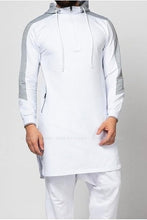 Load image into Gallery viewer, Men&#39;s Hooded Long Sleeve Sweatshirt Kaftan